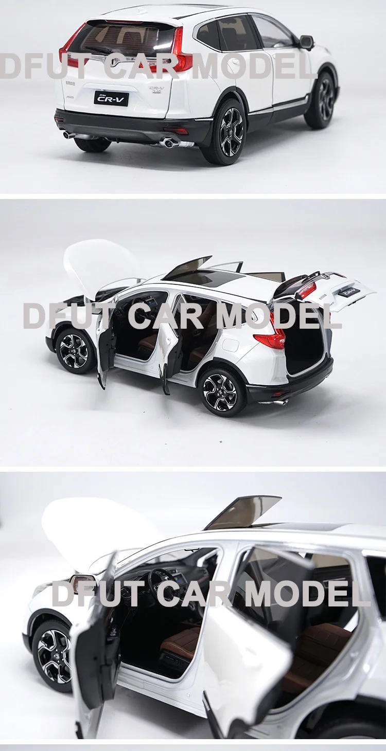 Литая 1:18 игрушка из сплава CRV SUV Honda модель автомобиля Детские Игрушечные Машинки оригинальные авторизованные подлинные детские игрушки