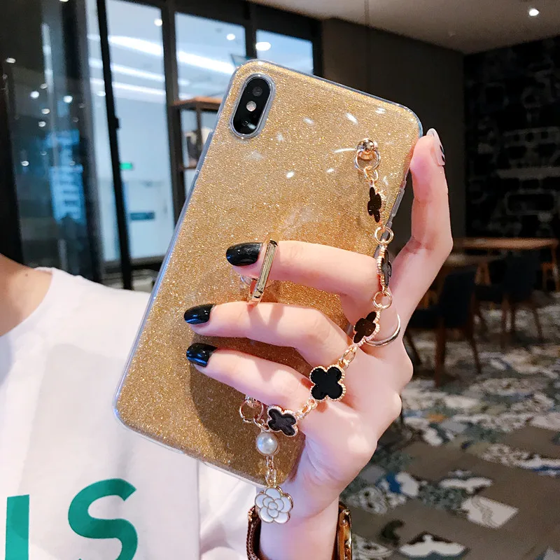 Gold in Clover Шикарные чехлы для huawei Y9 Y7 Pro Y6 Prime Y5 Y3 ii Bling Ring Clover Чехлы бампер - Цвет: Gold in Clover