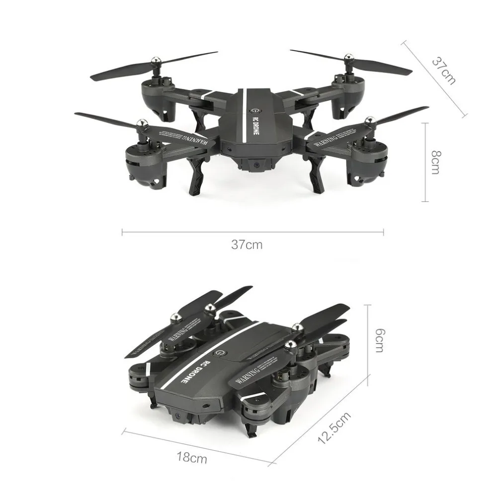 Умный складной RC Квадрокоптер Дрон игрушки с FPV HD камерой Безголовый режим 3D