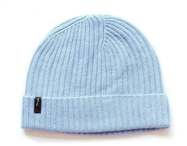 large size 100%goat cashmere twisted knit beanie hats big bonnets caps for unisex with fur balls 9colors EU/XL(60cm+)