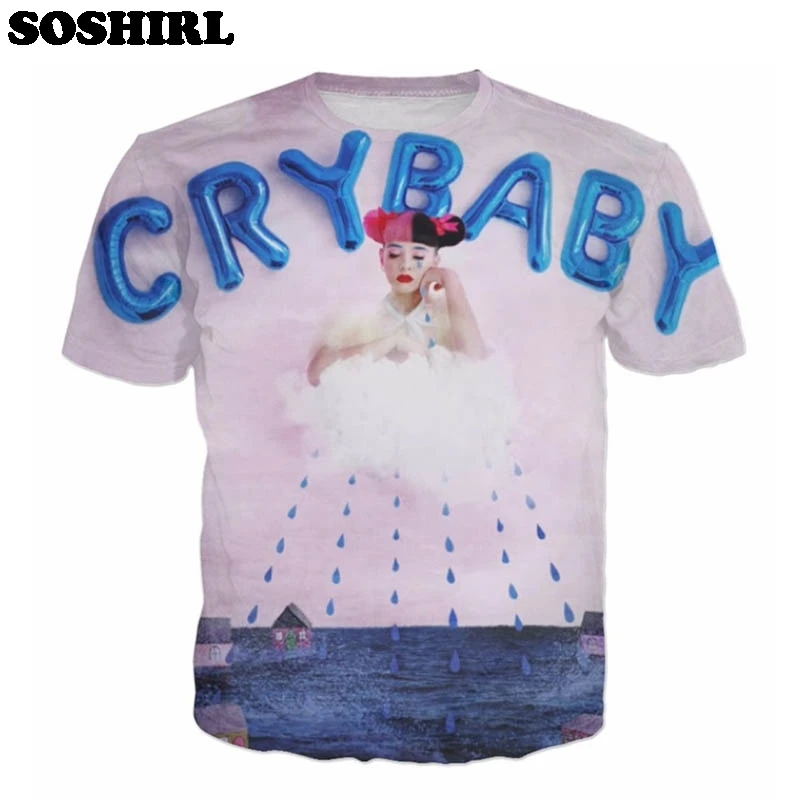 Мелани Мартинес футболка c принтом на песню Cry Baby розового цвета веселого пузыри футболка Cry Baby Рубашки кружка-непроливайка тройник клоун-льяные кавайный Топ рубашка для Для женщин