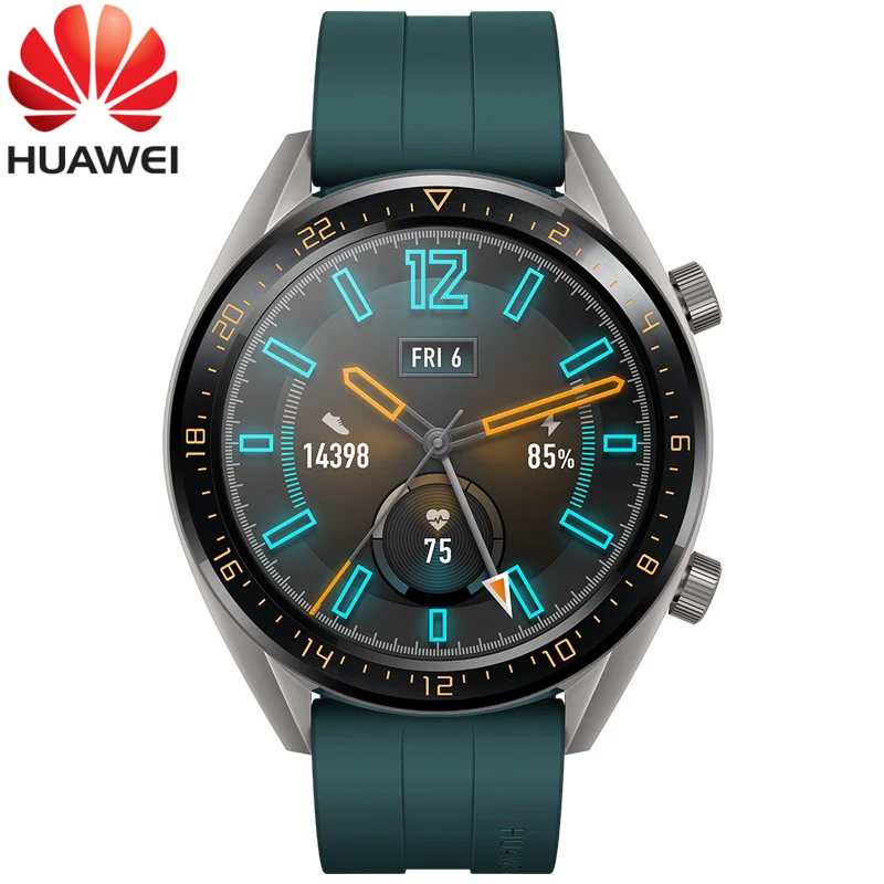 Huawei Смарт часы GT активная версия новые спортивные часы элегантные стильные долгий срок службы батареи в режиме реального времени Heartrate мониторинг