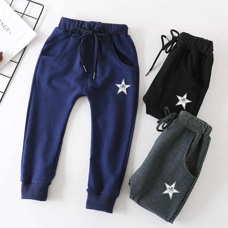 Baby boy girl clothes pants solid color sports style trousers soft comfortable loose cotton spring fall kids | Детская одежда и