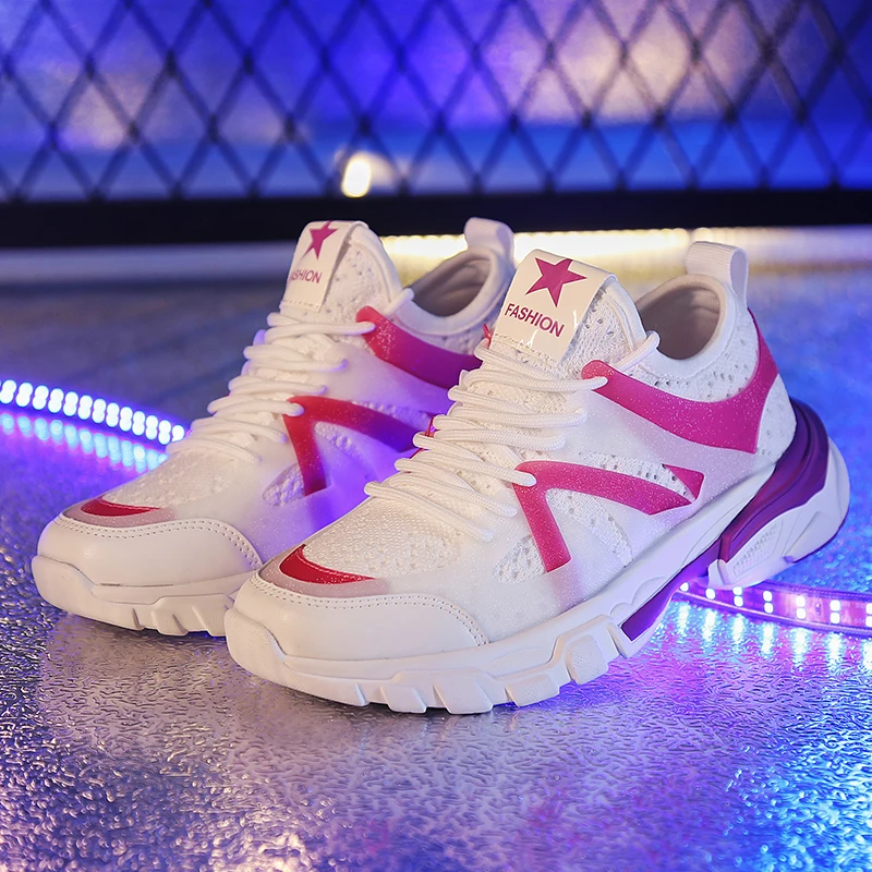 Роскошная Брендовая женская спортивная обувь модные повседневные кроссовки