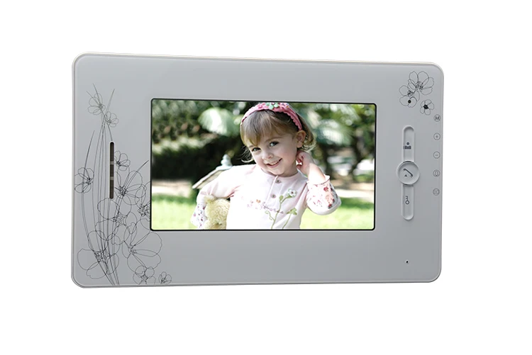 7 дюймовый ЖК дисплей 600TVL видеодомофон из цинкового сплава|video door phone|door phonedoor video