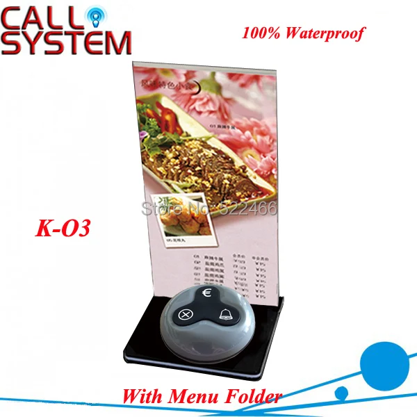 Беспроводная система вызова для ресторана 433 МГц с 10 настольными кнопками и 1