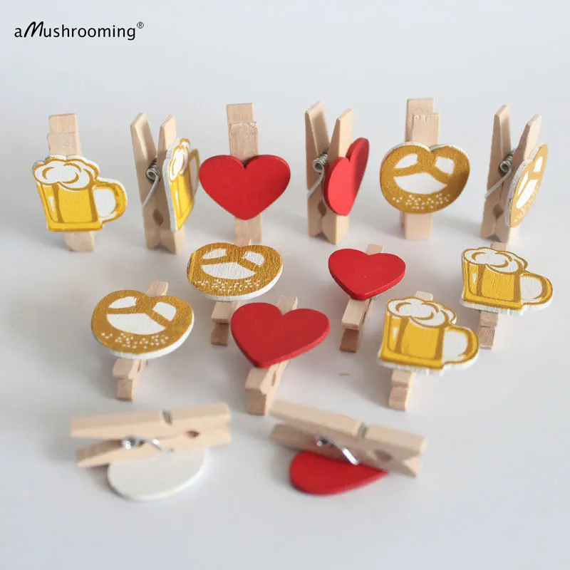 Ручной работы одежда Peg w/розовые сердечки Craft Набор/25 день Святого Валентина потертый шик Винтаж для свадьбы или «нулевого дня рождения» для девочек фото вечерние Декор - Цвет: Флуоресцентный желтый