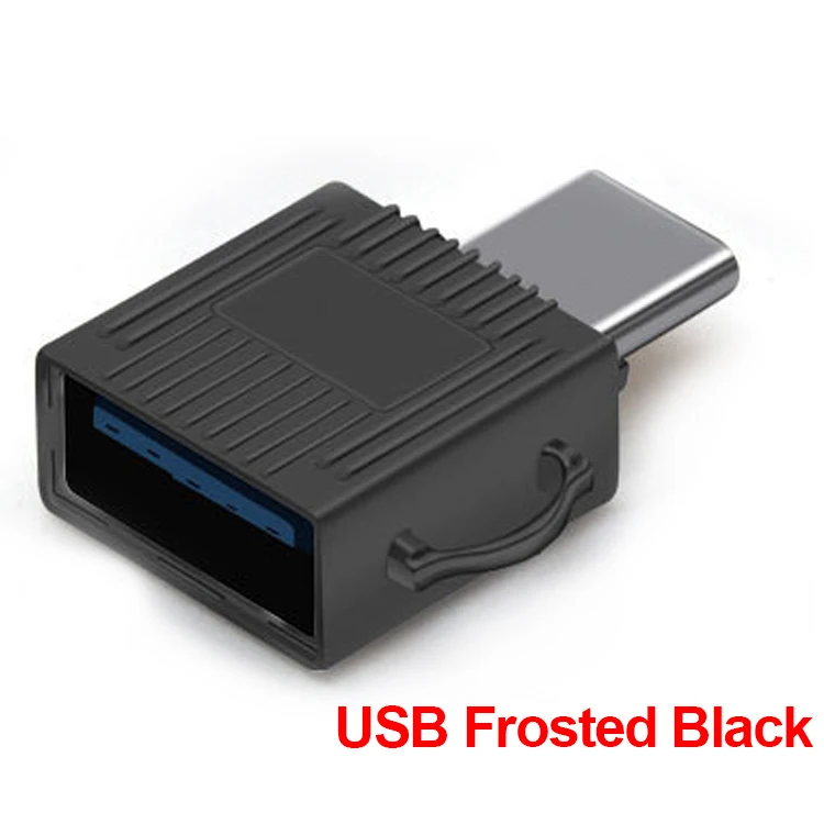 USB frosted black UTHAI C07 mini type C usb3.1 Micro SD TF кардридер для Macbook или смартфона с интерфейсом type c - Цвет: USB frosted black