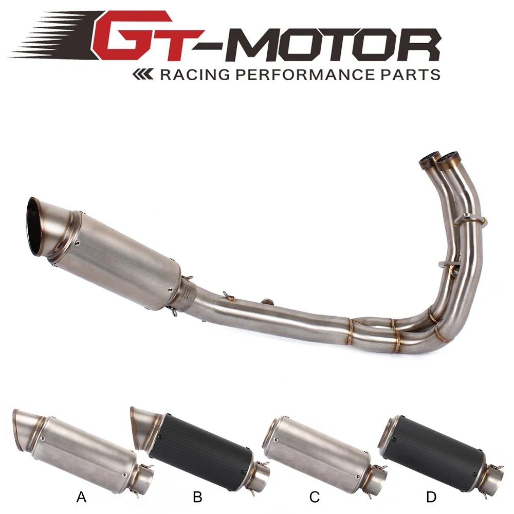 Полностью выхлопная система GT для мотоциклов глушитель из нержавеющей стали