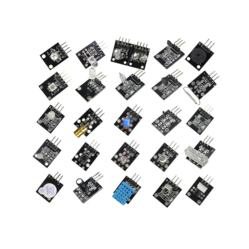 Умная электроника 37 в 1 Набор сенсорных модулей для Arduino и Mcu обучающего