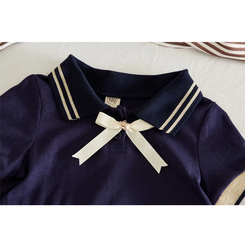 Платья для девочек Летняя Новинка 2020 года Детская одежда Плиссированное платье в