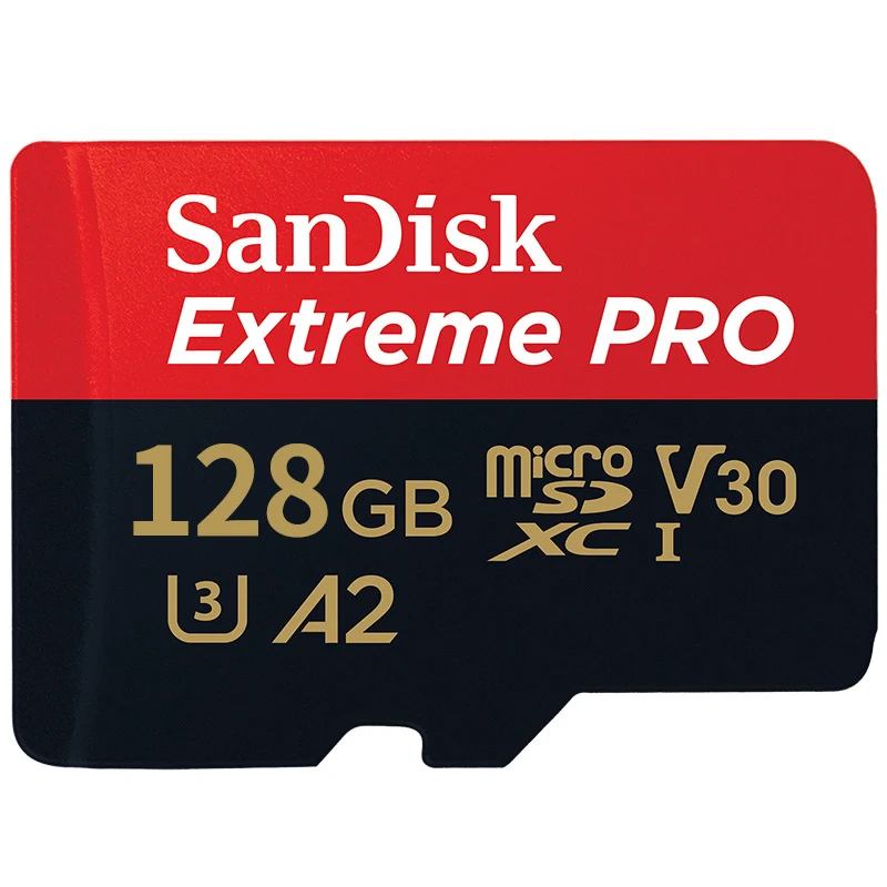 Sandisk оригинальный Оригинал sandisk Extreme Pro Micro SD карты до 170 МБ/с. A2 V30 U3 C10 64 Гб 128 ГБ microSDXC