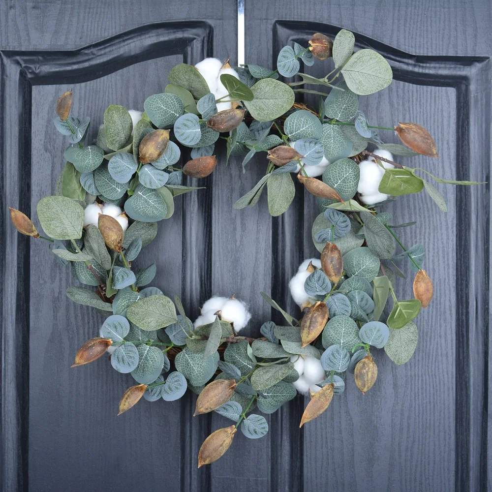 10 шт. супермягкого флиса искусственный цветок Природный сухих цветов Хлопковая