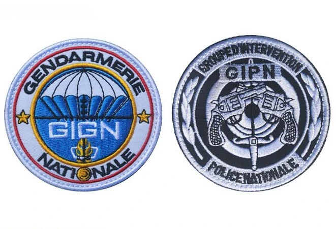 Вышивка GIGN нашивка из ткани GIPN тактическая Женская петля армейская наружная