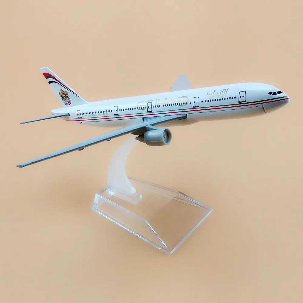 Металлическая Модель самолета Etihad B777 16 см|gift|gift giftsgift stand |