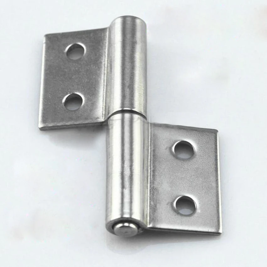1PC Silver 2" Length Rectangular Flag Hinge Window Door Hinge / Stainless Steel