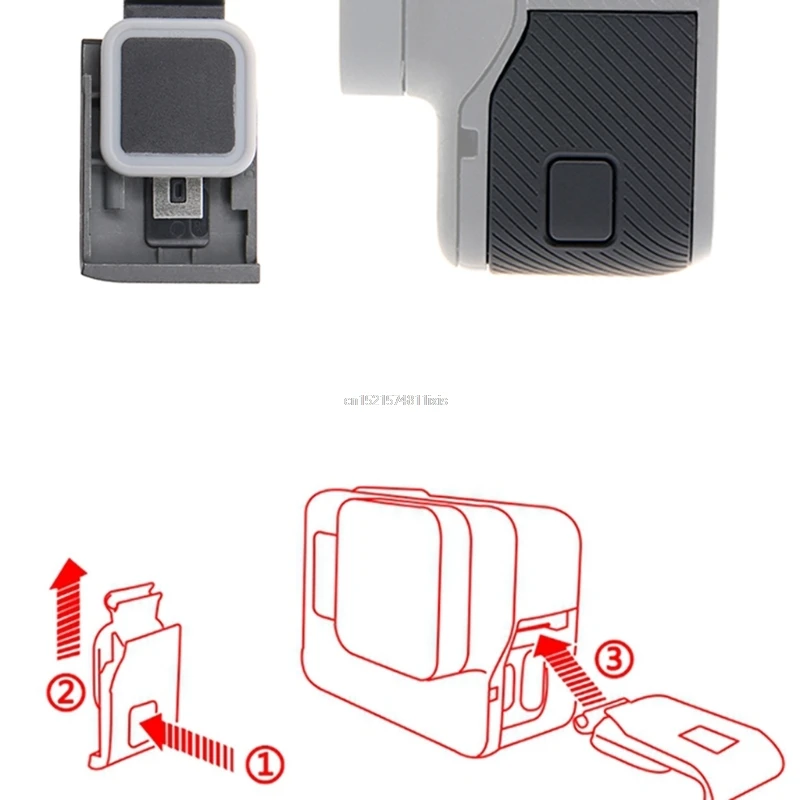 Передняя/Боковая дверь USB-C Micro-HDMI порт протектор крышки для GoPro Hero 5/6 ремонт
