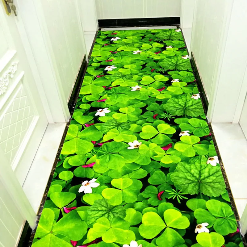 3D Креативный цветочный дверной коврик искусственный ковер настенный для спальни