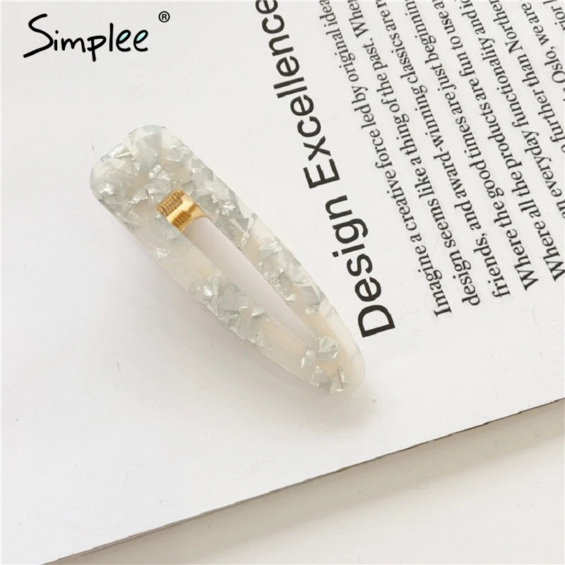 Женские заколки для волос с зажимом Simplee, Модные заколки для волос г. с зажимом, трендовые аксессуары для головных уборов, корейские заколки для волос с зажимом - Цвет: 137-900