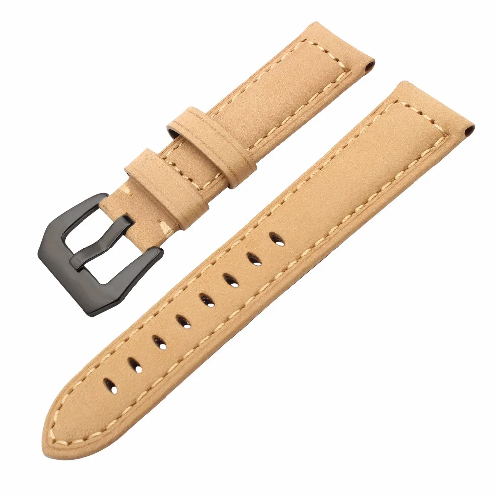

Crazy Horse Genuine Leather Watchband + Tool for Samsung Gear S3 Classic Frontier R760/R770 Retro Strap Steel Buckle Watch Band