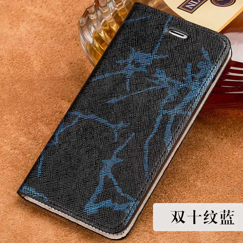 Ретро защитный чехол-книжка для iphone X XS max XR 6 7 8 plus чехол для телефона Флип кожаный чехол для iphone 11 pro max fundas - Цвет: Синий
