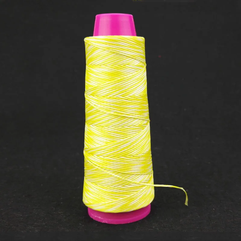 Yellow with White 1 шт. веревка для стрельбы из лука, 11 цветов, высокая перформация, 120 м, веревка для изготовления лука, нить для изогнутого арбалета, блочного Лука - Цвет: Yellow with White