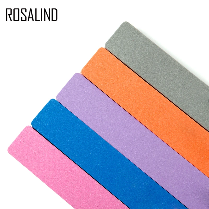 Розалинд пилочка буфера шлифовальный моющийся Маникюр Инструмент гель лак для