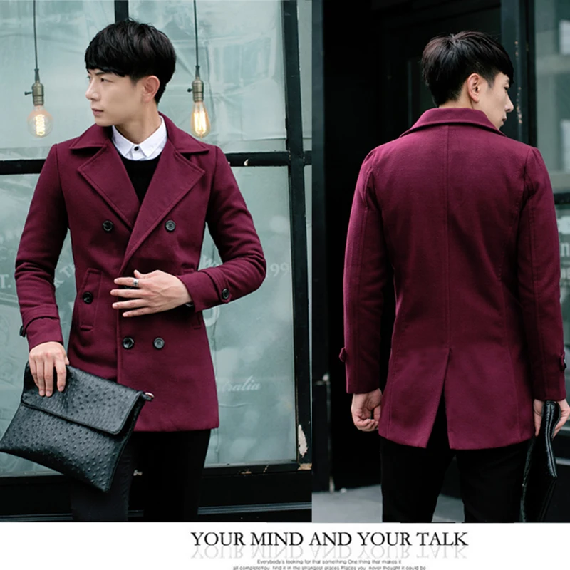 Мужская ветровка на кнопках однотонная осень и зиму 2017 M XXXL|button windbreaker|societymens coats
