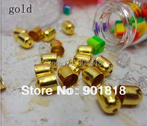 6*7 мм (отверстие 5 мм) 100 шт./лот Родиевые/Золотые/Бронзовые бахромные колпачки F6 |