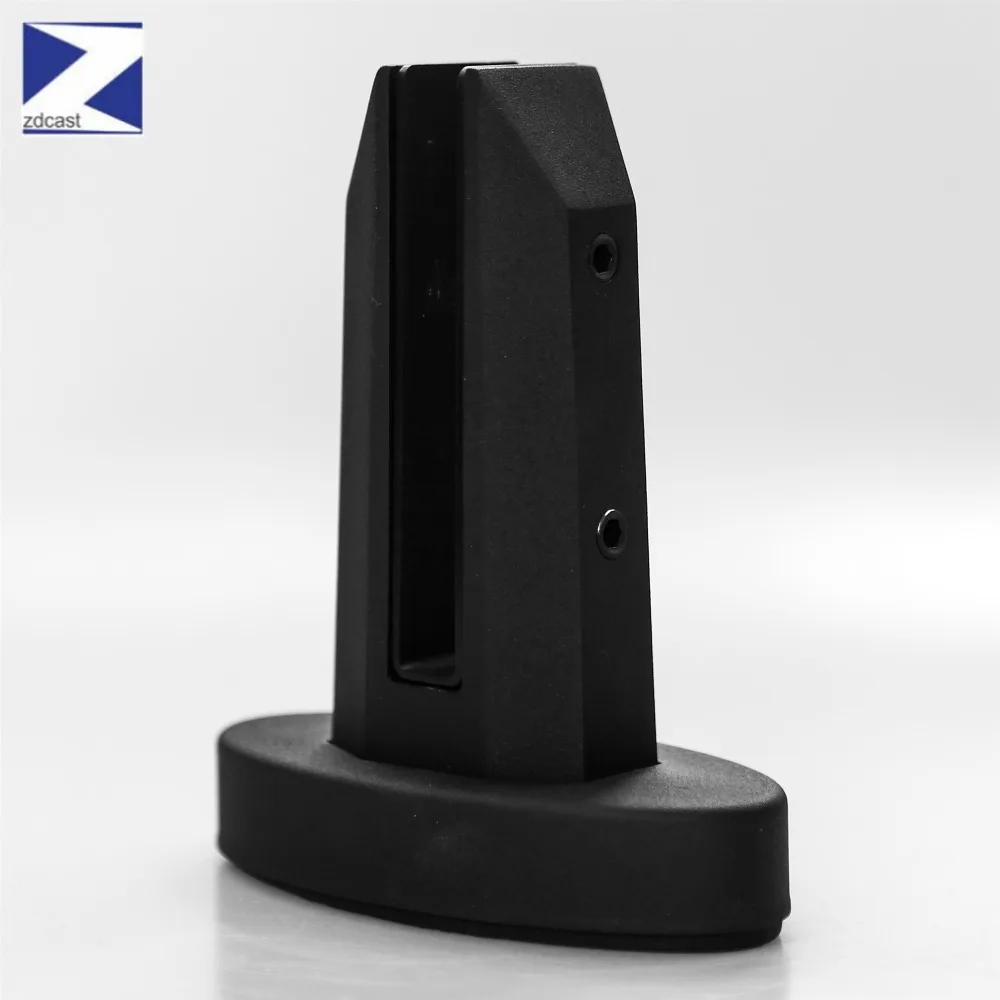 Черная матовая стеклянная перила для лестницы овальная балюстрада крепления на