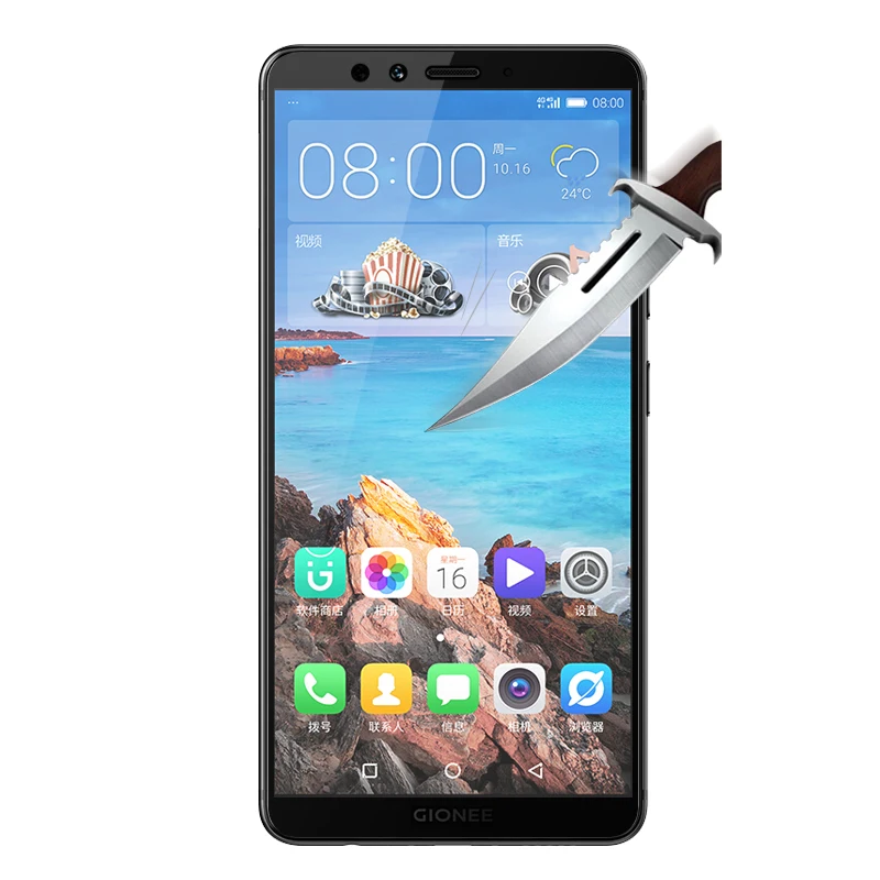 3D закаленное стекло для Gionee M7 Полное покрытие экрана Взрывозащищенная защитная