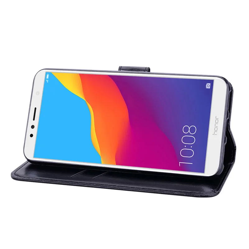 Huawei honor 7A Pro 5,7 aum-l29 Чехол Мягкий ТПУ кошелек Флип кожаный чехол для huawei honor 7A 5,45 DUA-L22 защитный бампер для телефона
