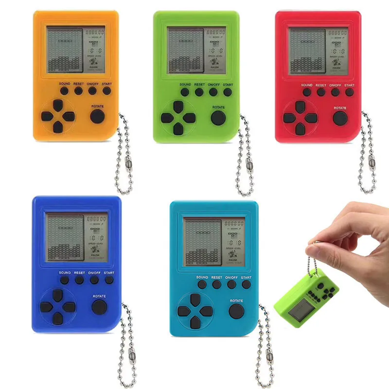 Игровой автомат Tetris брелок детские игры ностальгические классические
