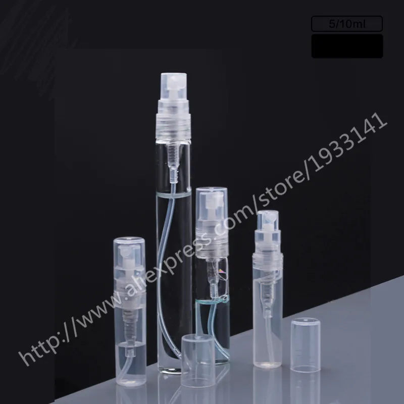 

Hot sale 1000PCS/Lot 2ml 3ml 5ml 10ml Small Clear Empty Plastic Perfume Spray Bottles, Perfume Sample Vials Wholesale