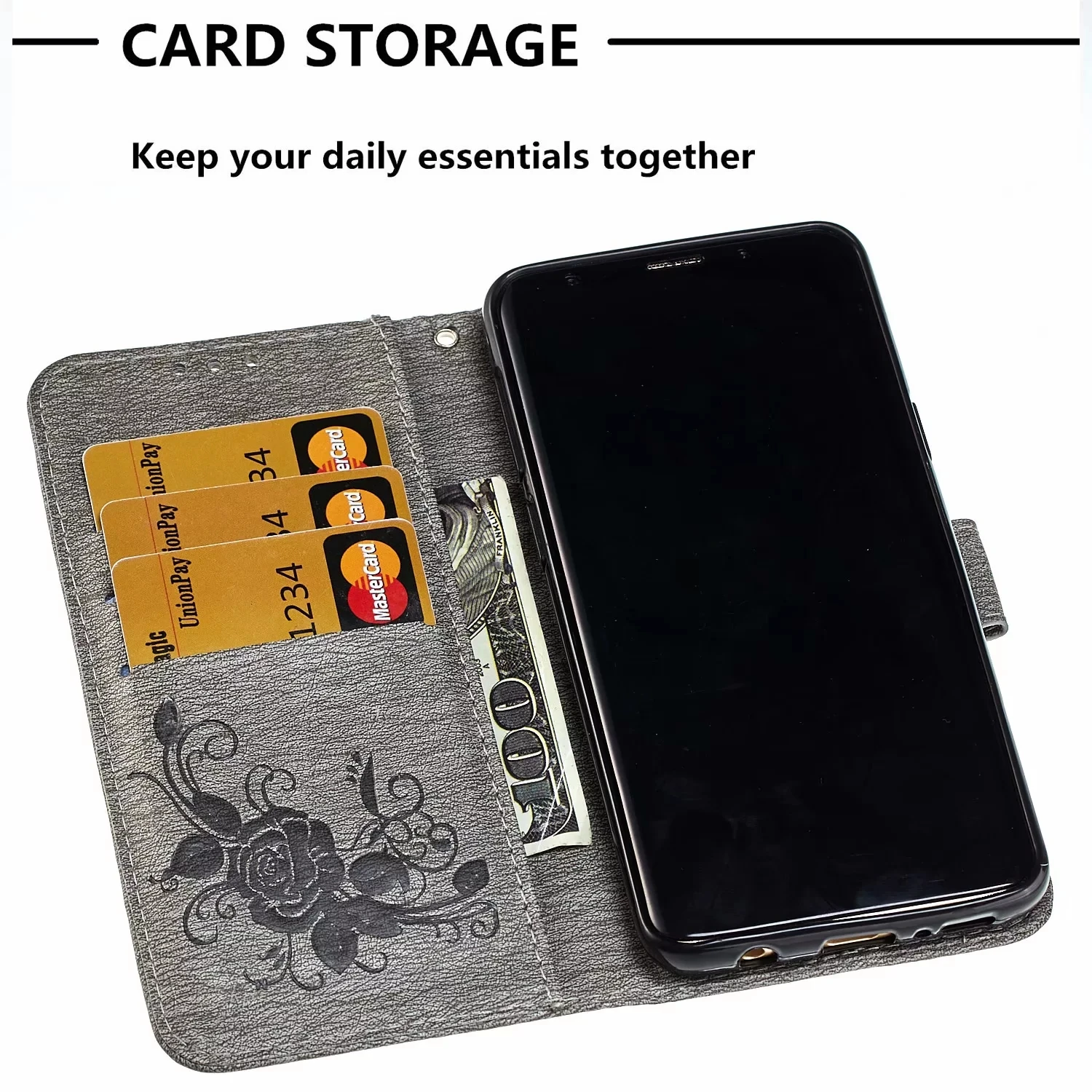 Luxury Leather For Samsung Galaxy S5 S6 S7 Edge S8 S9 Plus A8 2018 A3 A5 2016 J3 J5 J7 2017 EU Note 9 Wallet Flip Phone Bag Case | Мобильные