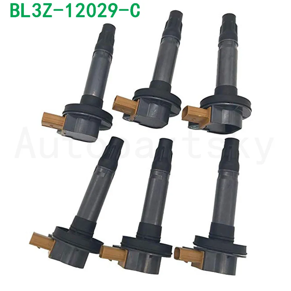 BL3Z 12029 C катушка зажигания двигателя 6 шт. BL3Z12029C DG549 для Ford F150 гибкий грузовик Lincoln MKS