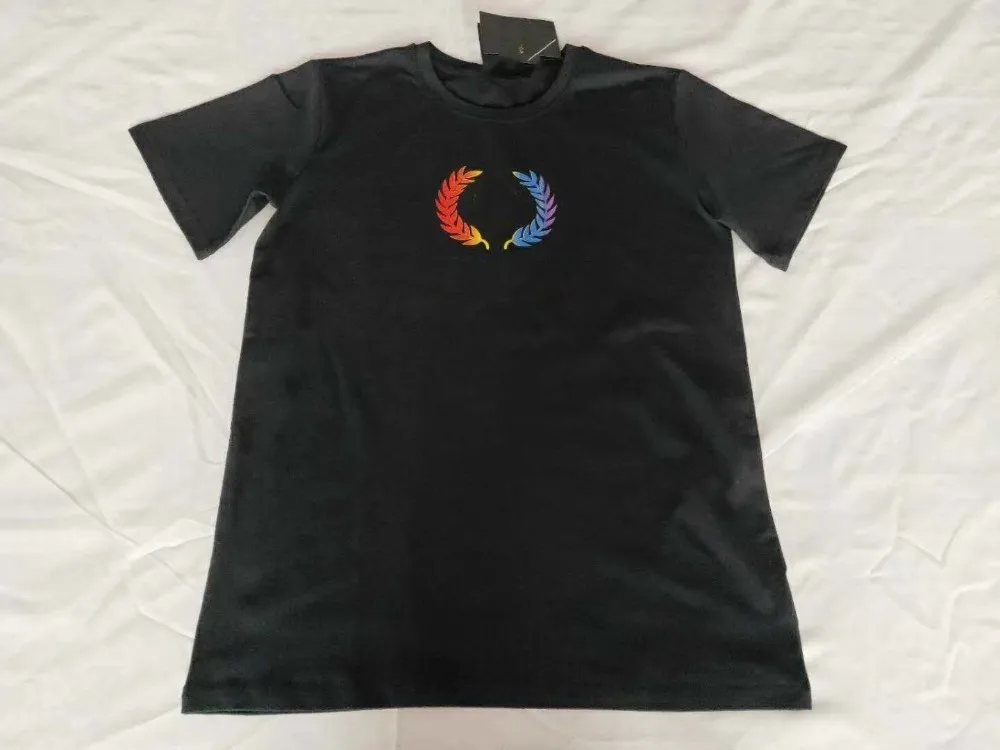 Высокое качество Новинка с буквенным принтом цвета: черный белый пшеничным ухом