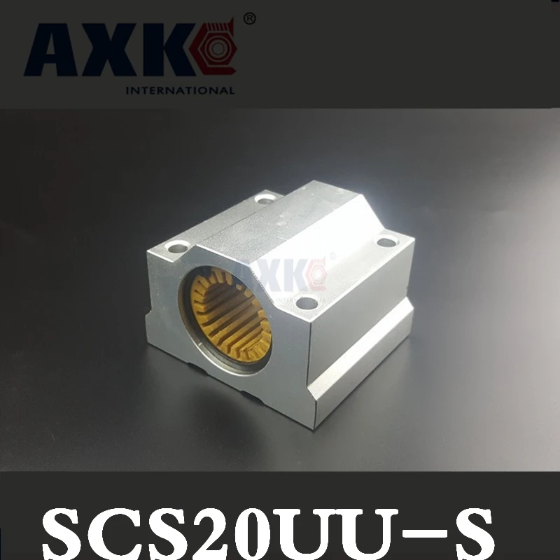 1 шт. SCS20 SC20UU SCS20UU S для 20 миллиметровой направляющей вала линейный подшипник с