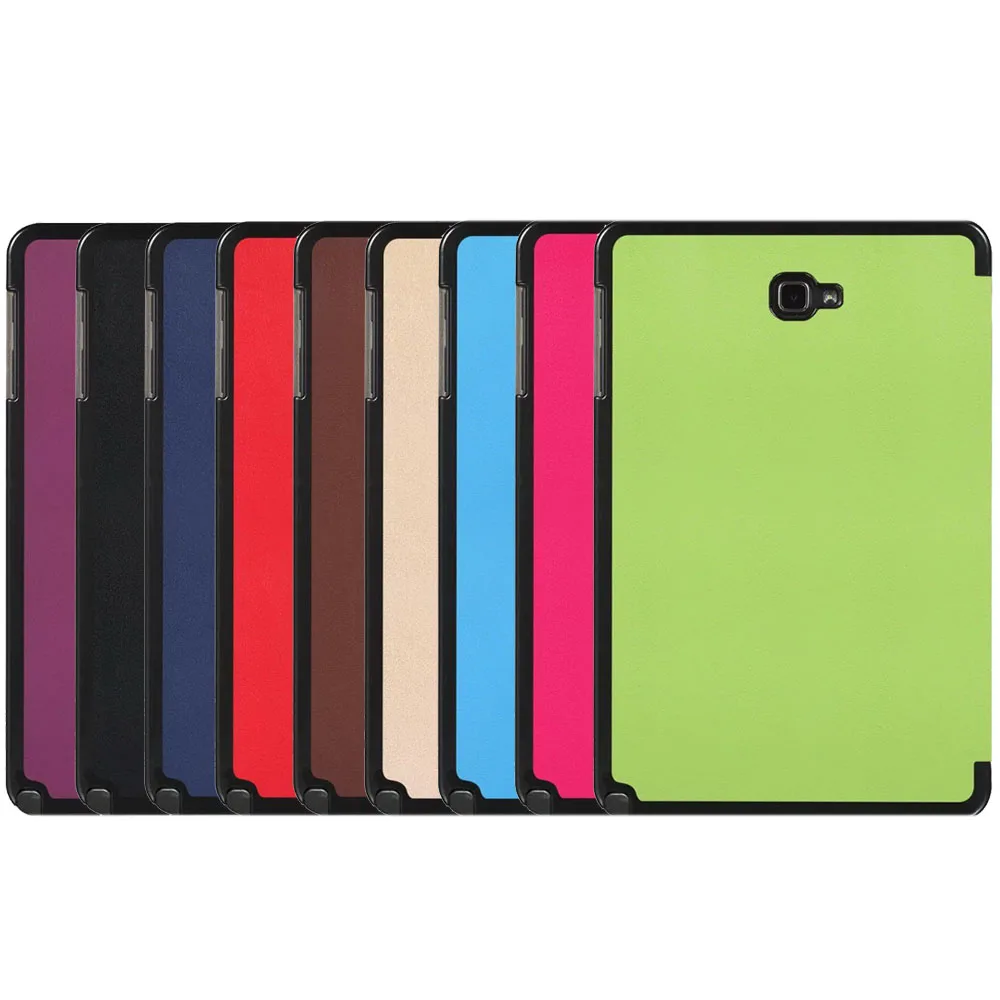 Чехол для Samsung Galaxy Tab A A6 10 1 P580 P585 P580N + пленка ручка ультратонкий откидной подставка
