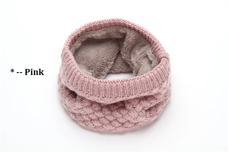 Pink Унисекс зимний женский мужской спортивный термальный Флисовый Шарф детский снуд труба шеи Теплый хомут экстравагантные кольца женская маска для лица шапочки - Цвет: Pink