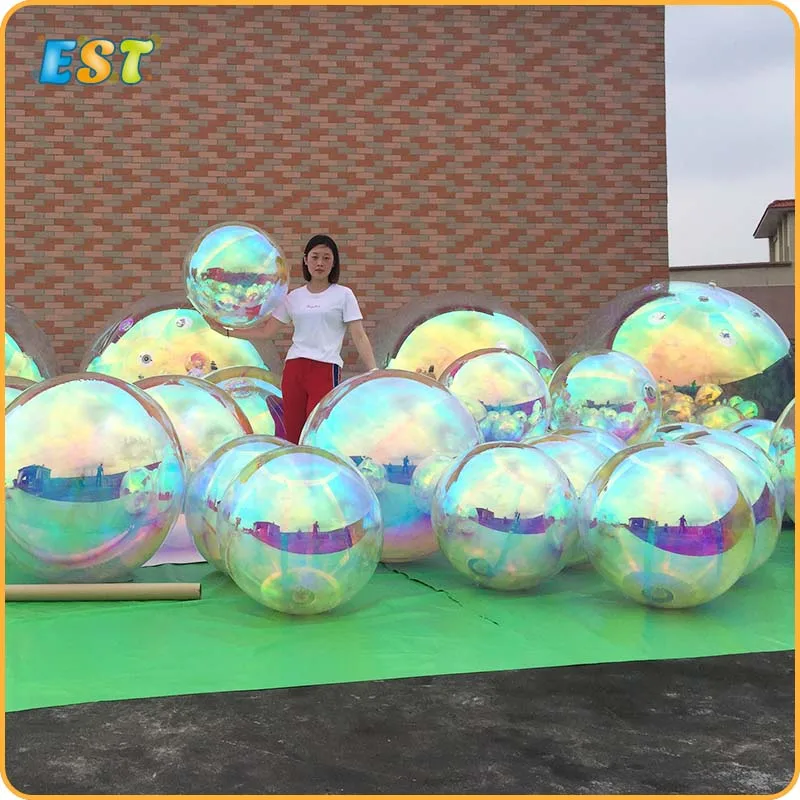 Рекламные Потолочные Подвесные надувные отражающие шары зеркальные