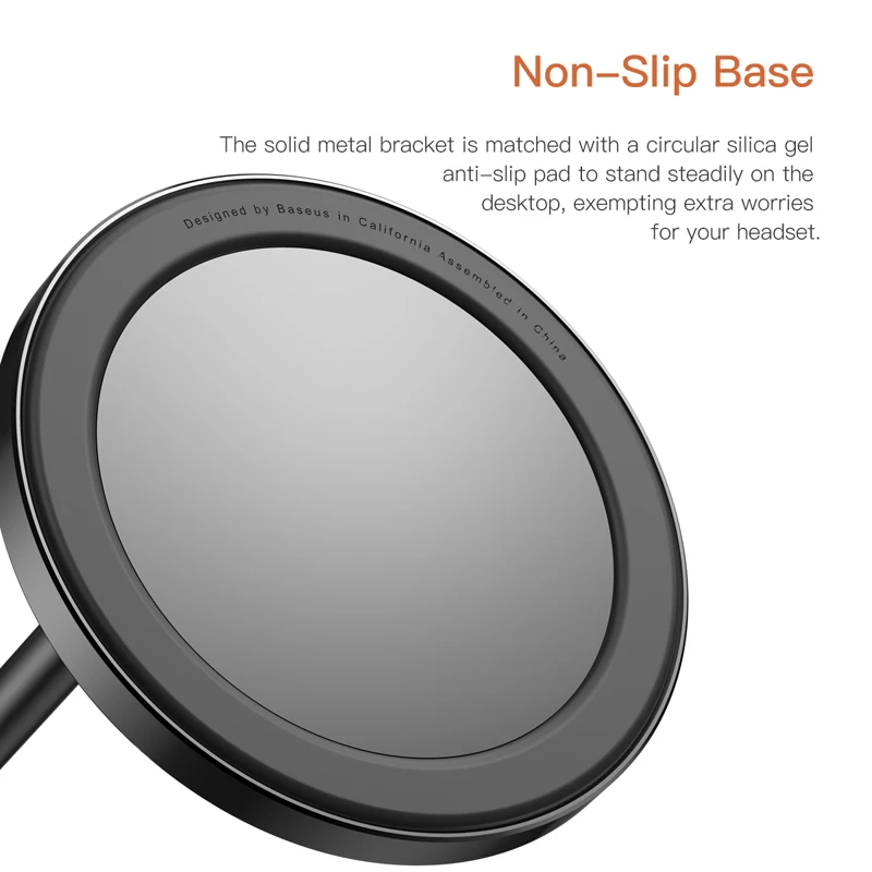 Baseus Регулируемая подставка для наушников металлический кронштейн вешалка