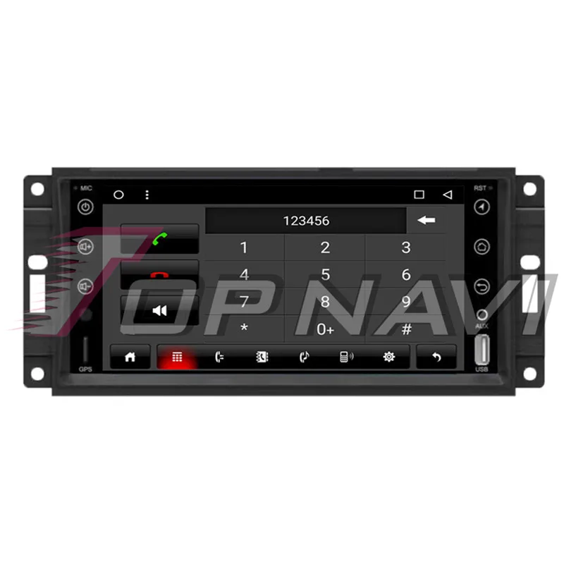 Автомобильный Радио тюнер для JEEP Универсальный 7 ''Android 8 1 Topnavi авто автомобиль