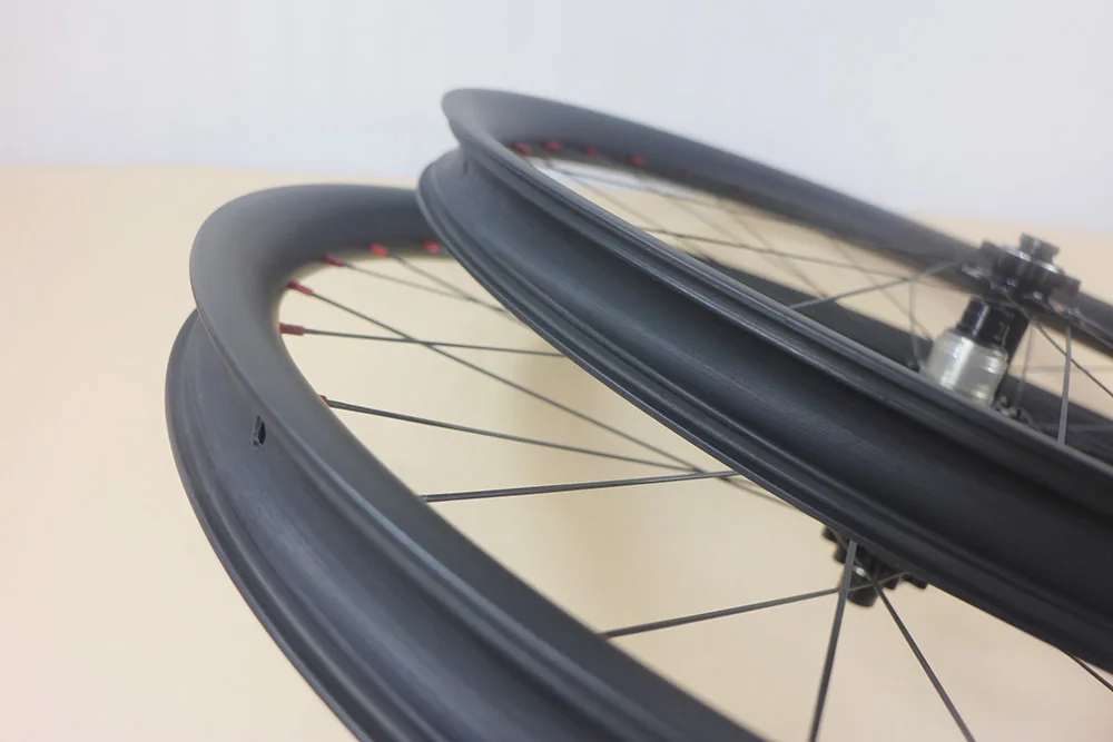 27.5er/29er Tubeless ready 40mm x 30mm MTB bike wheelset 32 spokes 650b Thru axel all mountain AM DH carbon wheels | Спорт и