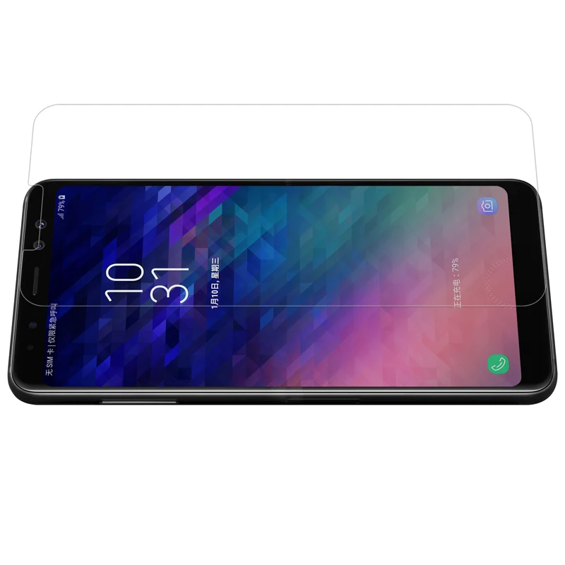 Nillkin для samsung Galaxy A8 2018 Стекло Удивительный Н/H + Pro закаленное Экран протектор плюс