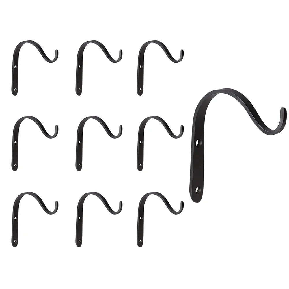 10pcs/set Wall Hook Outdoor Iron Durable Indoor Decorative Cloth Hanger Multifunction Easy Installation Home Hanging Lantern | Дом и сад