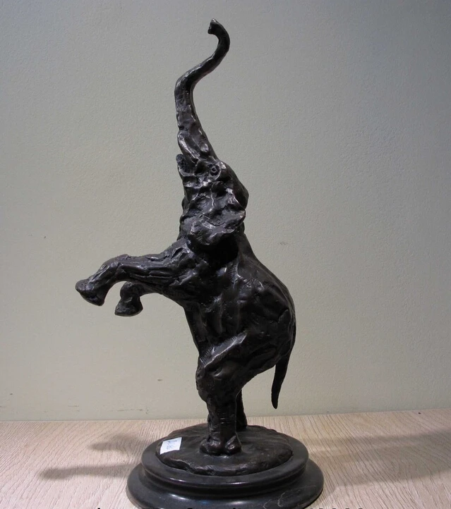 USPS в США S0018 Западный художественный Декор медная мраморная основа Бронзовая