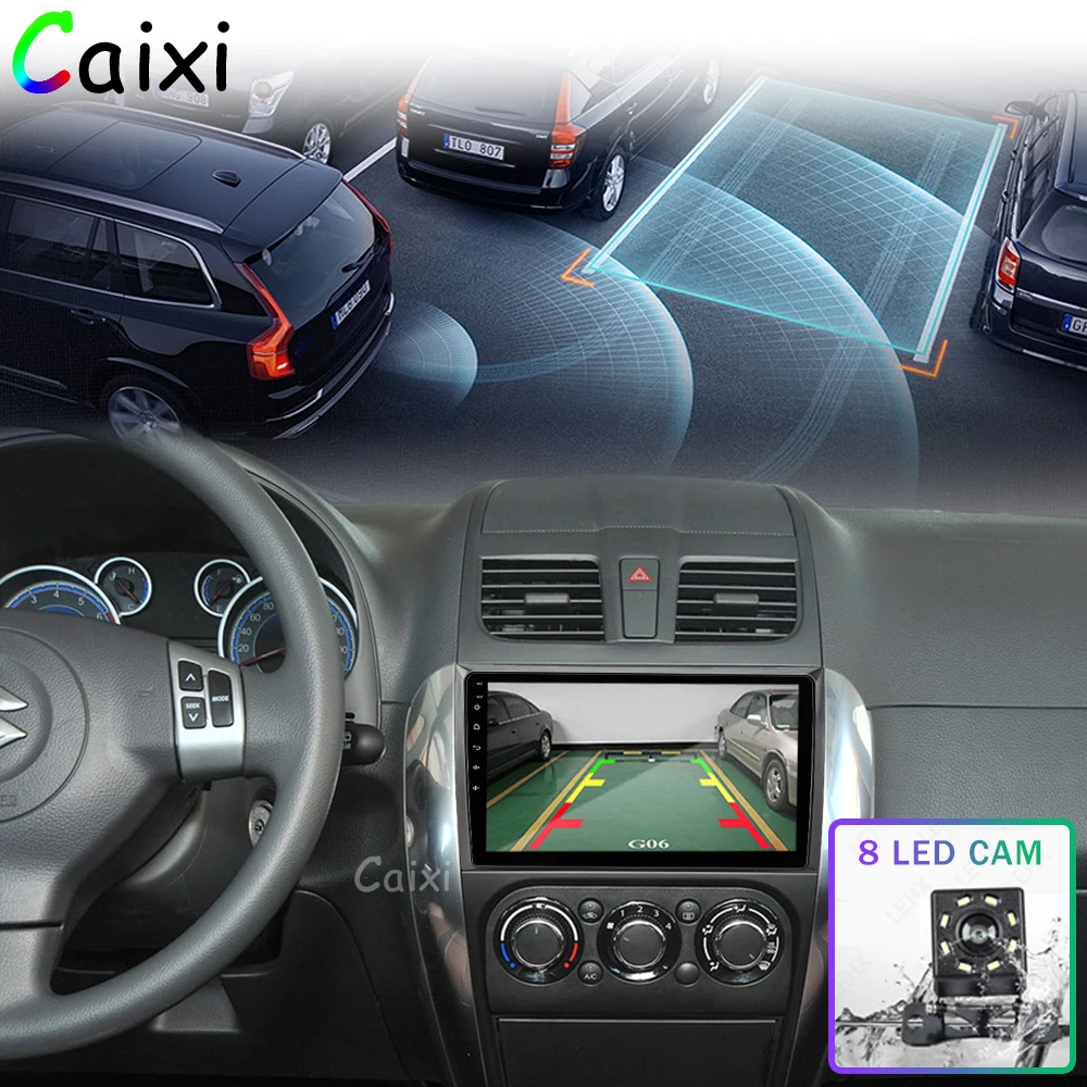 CAIXI Car Android 8,1 радио мультимедиа плеер для Suzuki SX4 2006 2007 2008 2009 2010 2011 2012 2013 автомобиля gps Navigatio плеер