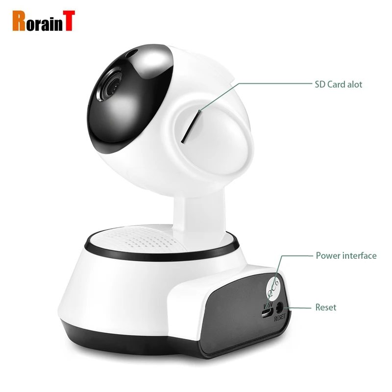 RoraninT новая HD внутренняя безопасность жилища наблюдения 720P IP камера беспроводной Wifi CCTV сети камера ночного видения 30 м