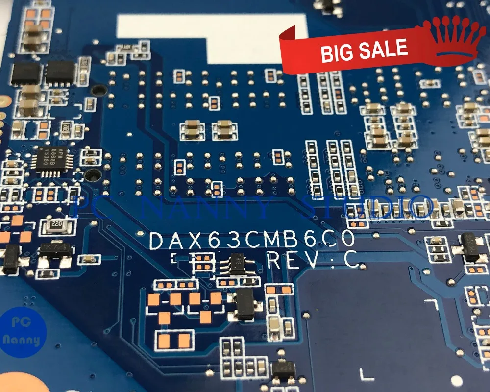 PCNANNY для HP ProBook 470 G3 450 материнская плата ноутбука DAX63CMB6C0 I7-6500U SR2EZ DDR3L протестирована